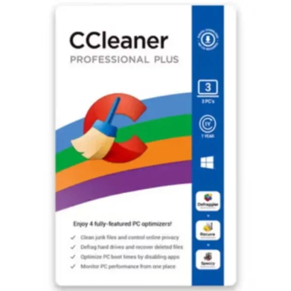 CCleaner Professional Plus (3 Device 1 Year)