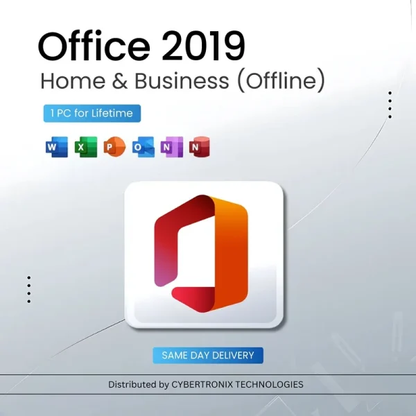 Office 2019 Home & Business ( Offline ) | 1 PC for lifetime | Digital License | SAME DAY DELIVERY