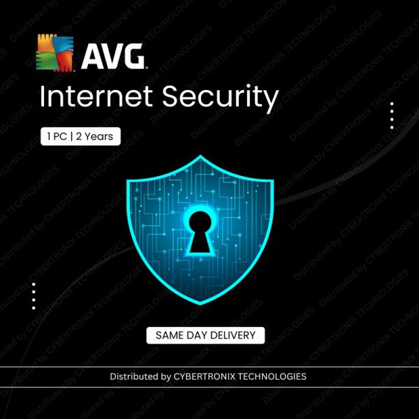 برنامج AVG لحماية الإنترنت | جهاز كمبيوتر واحد لمدة سنتين | ترخيص رقمي | توصيل في نفس اليوم