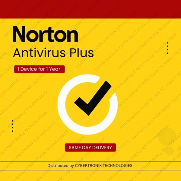 Norton Antivirus Plus | 1 устройство на 1 год | ПК / Mac® / Телефоны / Планшеты | Цифровая лицензия | Доставка в тот же день