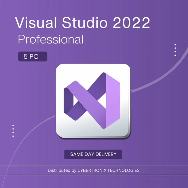 Visual Studio 2022 Professional 5PC | Digital License | Same-Day Delivery