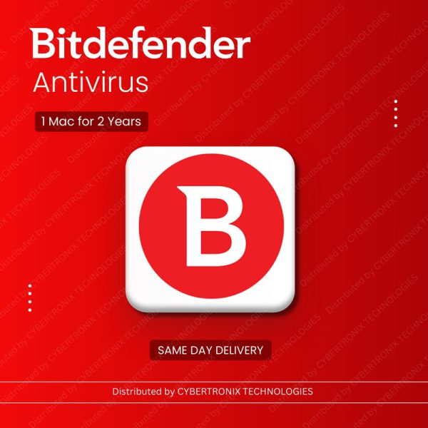 Антивирус Bitdefender | 1 Mac на 2 года | Цифровая лицензия | Доставка в тот же день
