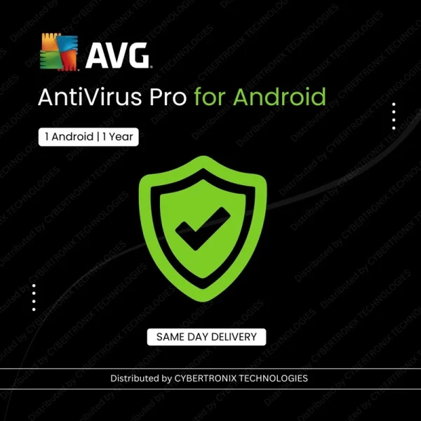 AVG AntiVirus Pro | 1 Android Device for 1 Year | Digital License | Same Day Delivery