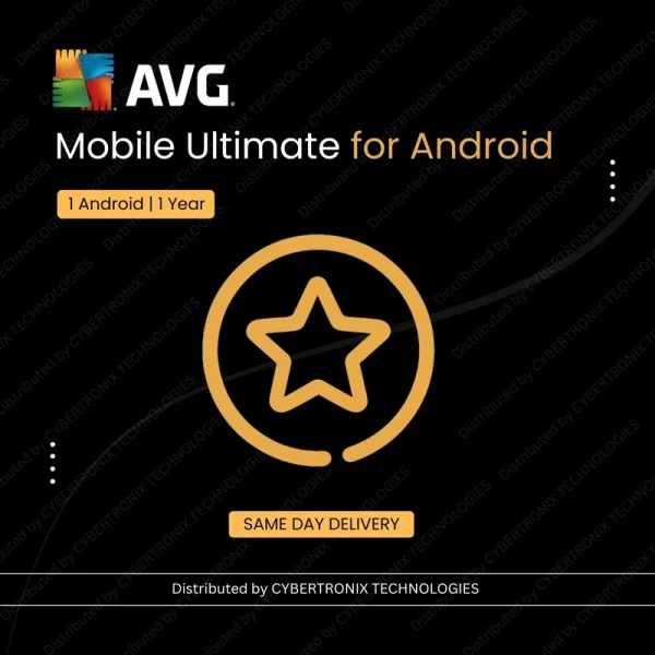AVG Mobile Ultimate | 1 Android Device for 1 Year | Digital License | Same Day Delivery