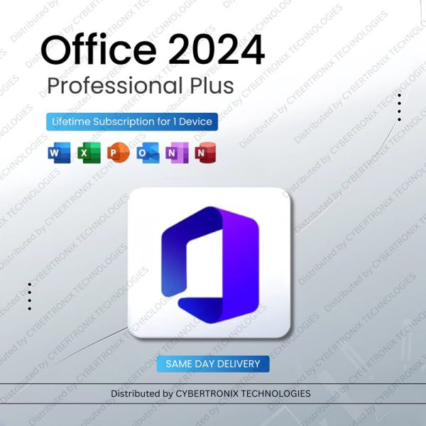Microsoft Office 2024 Professional Plus - Lifetime Subscription for 1 Device | Windows | Digital License | Same Day Delivery