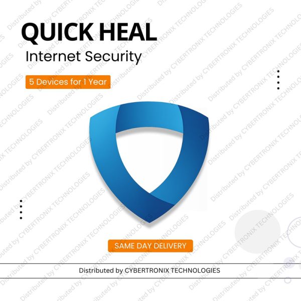 Quick Heal Internet Security для 5 устройств, 1 год | Windows | Цифровая подписка | Доставка в тот же день