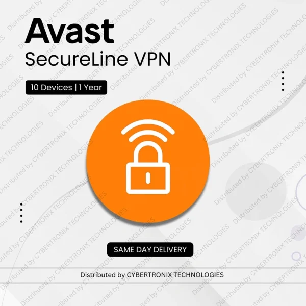 Avast SecureLine VPN | 10 Devices for 1 Year | Digital License | Same Day Delivery