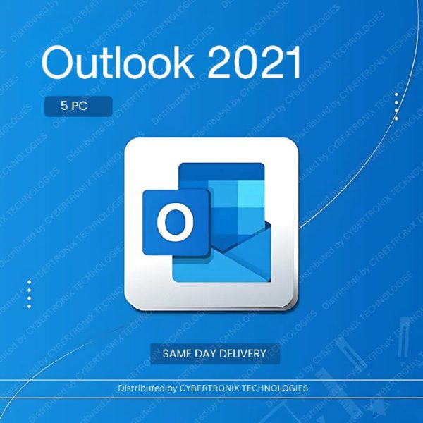 Microsoft Outlook 2021 | 5PCs for Lifetime | Windows | Digital License | Same Day Delivery