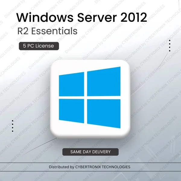 مايكروسوفت ويندوز سيرفر 2012 R2 إسينشالز | ترخيص لخمسة أجهزة كمبيوتر | ترخيص رقمي | توصيل في نفس اليوم