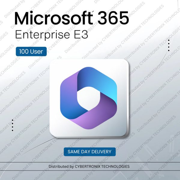 Microsoft 365 Enterprise E3 (100 пользователей) | Windows | Цифровая лицензия | ДОСТАВКА В ТОТ ЖЕ ДЕНЬ