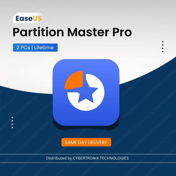 برنامج EaseUS Partition Master Pro | ترخيص دائم لجهازين | ترخيص رقمي | توصيل في نفس اليوم