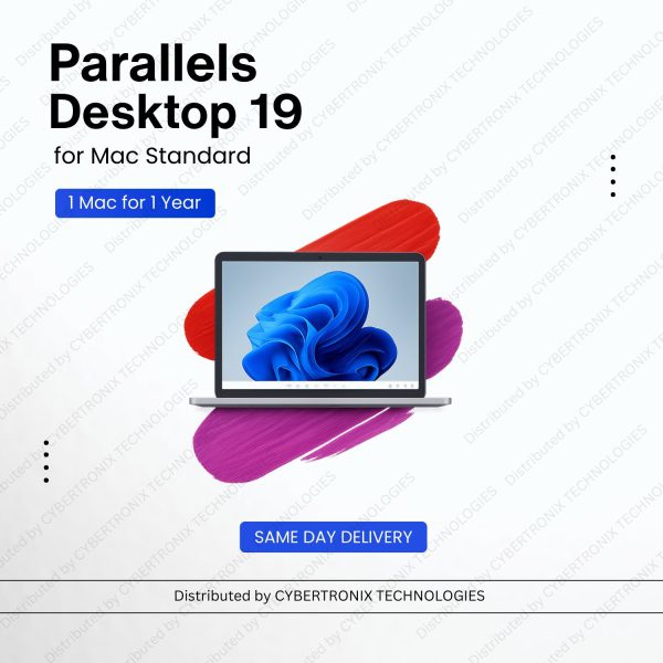 Parallels Desktop 19 لنظام Mac Standard | جهاز Mac واحد لمدة عام واحد | ترخيص رقمي | توصيل في نفس اليوم