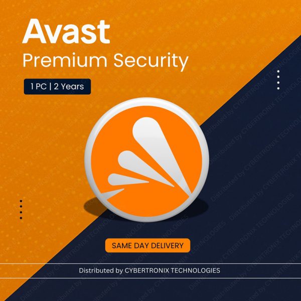Avast Premium Security | 1 PC for 2 Years | Digital License | Same Day Delivery