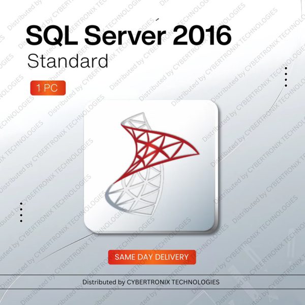 SQL Server 2016 Standard | ترخيص لجهاز واحد مدى الحياة | ترخيص رقمي | توصيل في نفس اليوم