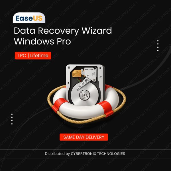 برنامج EaseUS Data Recovery Wizard لنظام ويندوز برو | ترخيص دائم لجهاز كمبيوتر واحد | ترخيص رقمي | توصيل في نفس اليوم