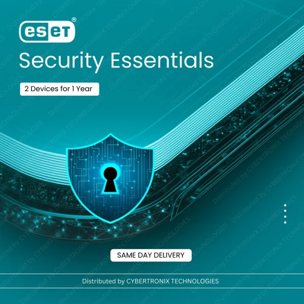 ESET Security Essentials | جهازان لمدة عام | ترخيص رقمي | توصيل في نفس اليوم