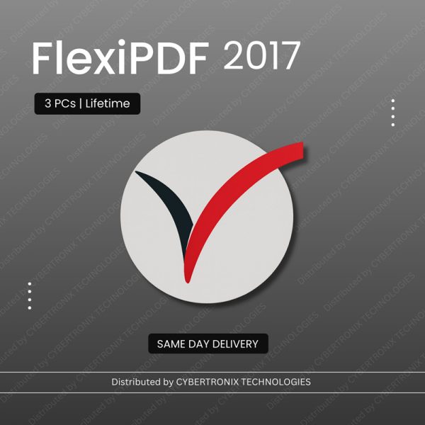 FlexiPDF 2017 | 3 PCs Perpetual License | Digital License | Same Day Delivery