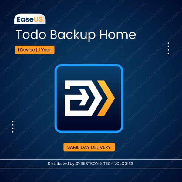 برنامج EaseUS Todo Backup Home | جهاز كمبيوتر واحد لمدة عام | ترخيص رقمي | توصيل في نفس اليوم
