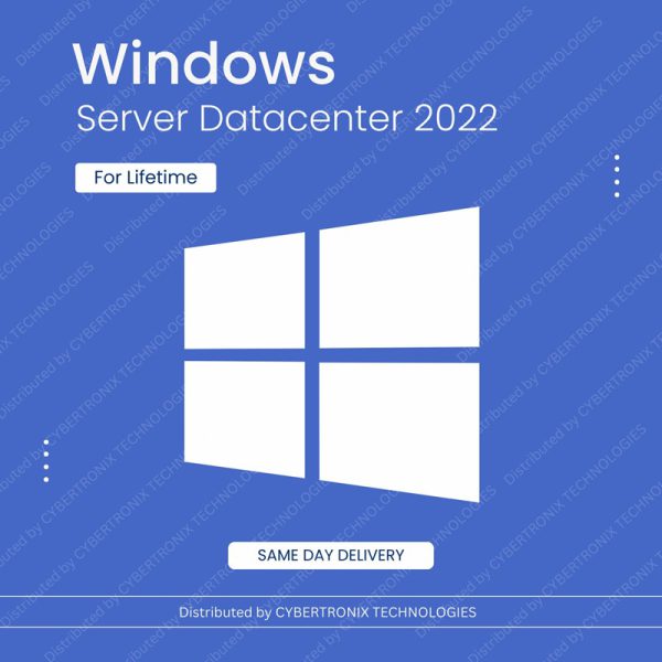 ويندوز سيرفر داتا سنتر 2022 مدى الحياة | ترخيص رقمي | توصيل في نفس اليوم