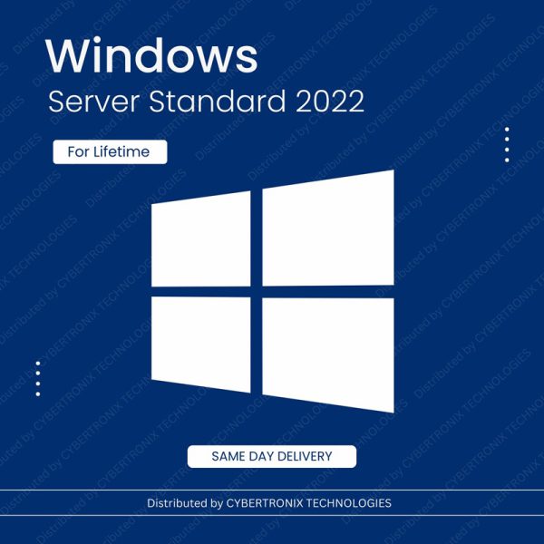 ويندوز سيرفر ستاندرد 2022 مدى الحياة | ترخيص رقمي | توصيل في نفس اليوم