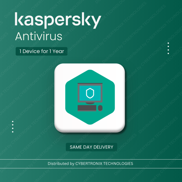 Kaspersky Antivirus | 1 Device 1 Year | Digital License | Same Day Delivery