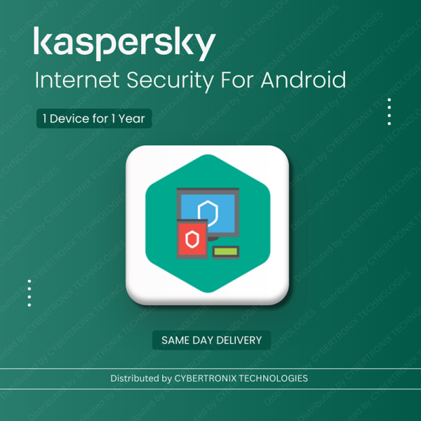 Kaspersky Internet Security for Android | 1 Device for 1 Year | Digital License | Same Day Delivery