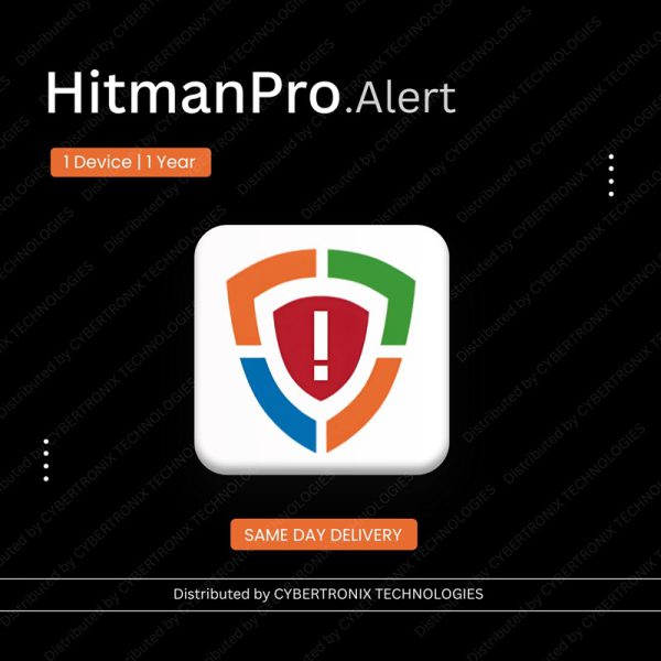 HitmanPro.Alert | 1 PC for 1 Year | Digital License | Same Day Delivery