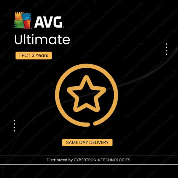 AVG Ultimate | جهاز كمبيوتر واحد لمدة 3 سنوات | ترخيص رقمي | توصيل في نفس اليوم