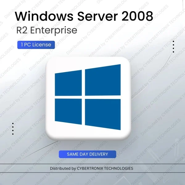 مايكروسوفت ويندوز سيرفر 2008 R2 إنتربرايز | ترخيص لجهاز كمبيوتر واحد | ترخيص رقمي | توصيل في نفس اليوم