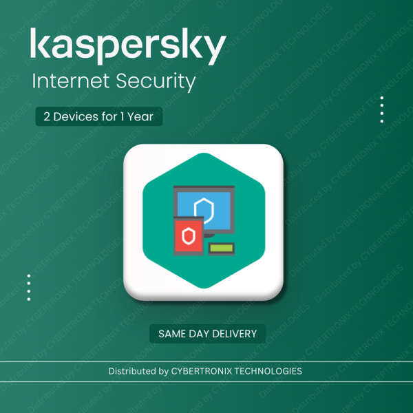 Kaspersky Internet Security | 2 Devices 1 Year | Digital License | Same Day Delivery