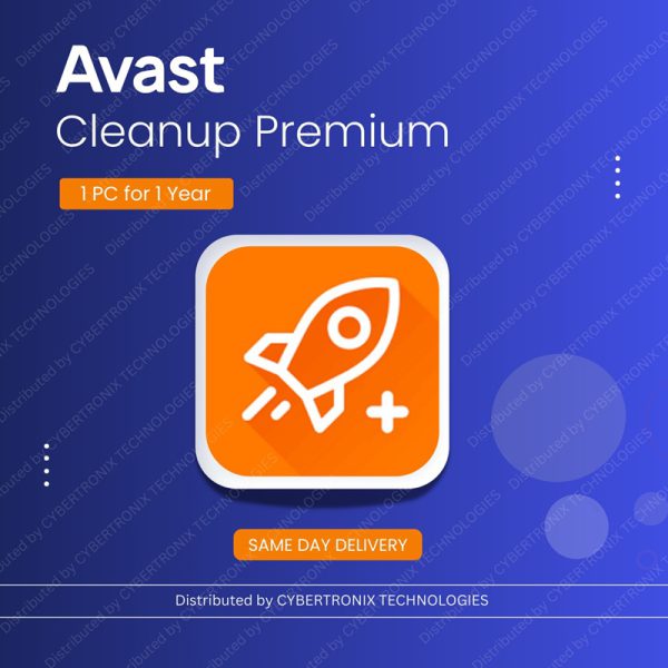 Avast Cleanup Premium | 1 PC for 1 Year | Digital License | Same Day Delivery