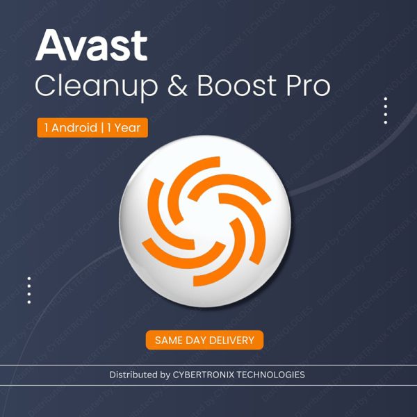 Avast Cleanup & Boost Pro | 1 Android Device for 1 Year | Digital License | Same Day Delivery