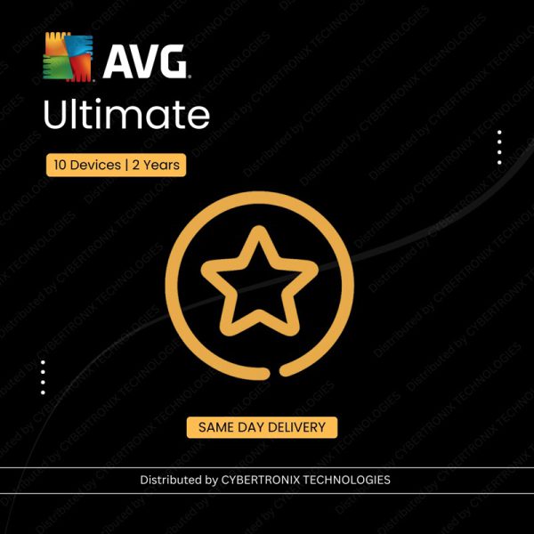 AVG Ultimate | 10 Devices for 2 Years | Digital License | Same Day Delivery