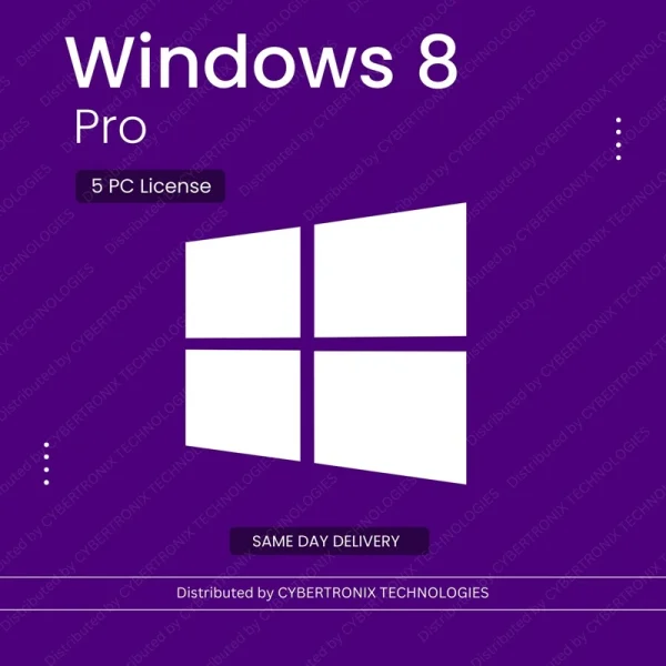 Microsoft Windows 8 Pro | Лицензия на 5 ПК | Цифровая лицензия | ДОСТАВКА В ТОТ ЖЕ ДЕНЬ