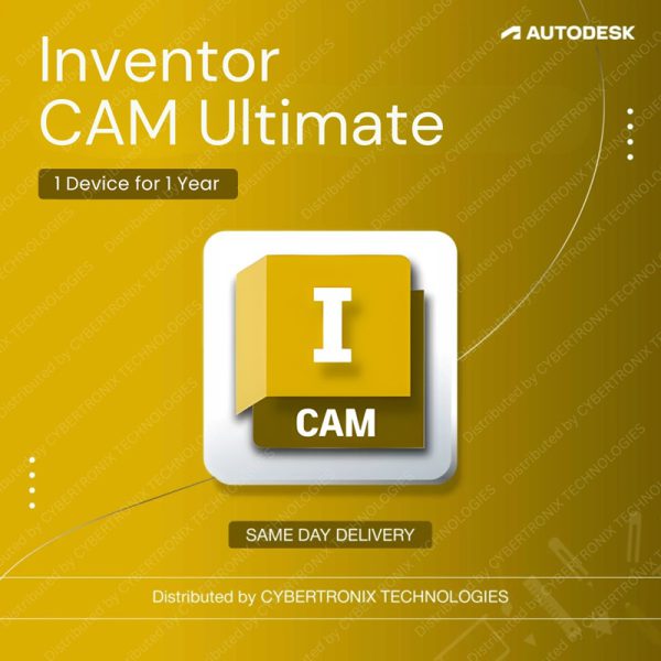 Autodesk Inventor CAM Ultimate | 1 Device for 1 Year | Digital License | SAME DAY DELIVERY