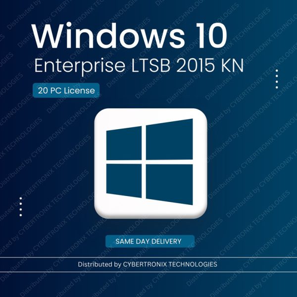 Microsoft Windows 10 Enterprise LTSB 2015 KN | Лицензия на 20 ПК | Цифровая лицензия | Доставка в тот же день