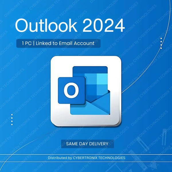Microsoft Outlook 2024 | 1 ПК, привязанный к учетной записи электронной почты | Windows | Цифровая лицензия | Доставка в тот же день