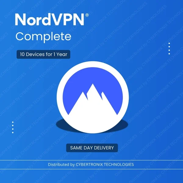 NordVPN Complete | 10 Devices for 1 Year | Digital License | SAME DAY DELIVERY