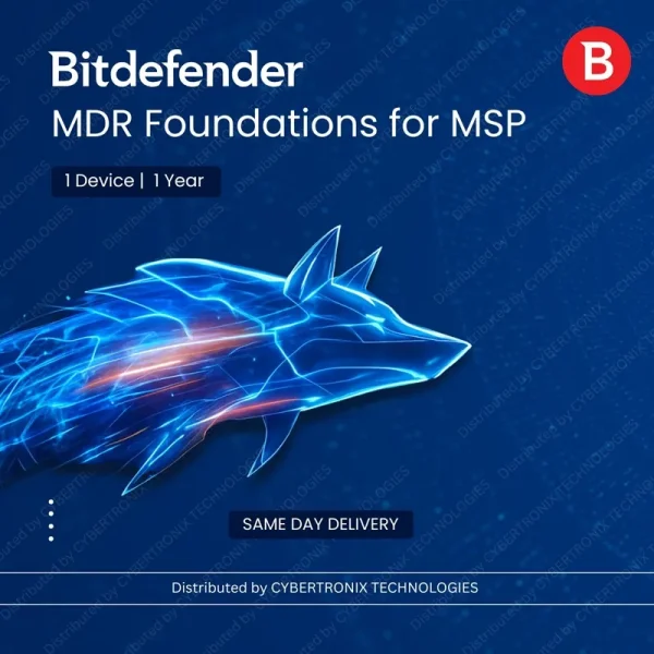 Bitdefender MDR Foundations для MSP | 1 устройство на 1 год | Цифровая лицензия | Доставка в тот же день