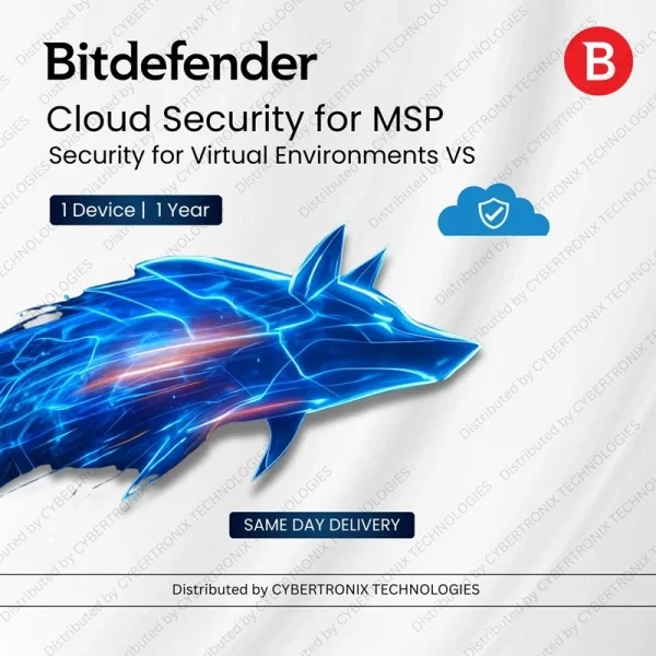 Bitdefender Cloud Security для MSP – Безопасность виртуальных сред VS | 1 устройство на 1 год | Цифровая лицензия | Доставка в тот же день