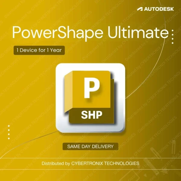 Autodesk PowerShape Ultimate | 1 Device for 1 Year | Digital License | SAME DAY DELIVERY