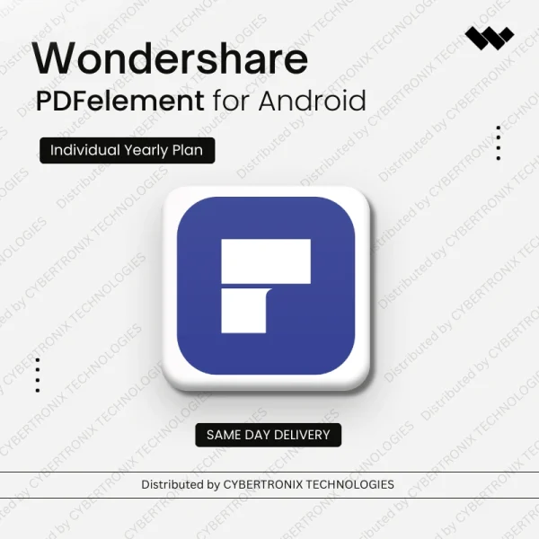 Wondershare PDFelement for Android Individual | 1 Year | Digital License | Same Day Delivery )
