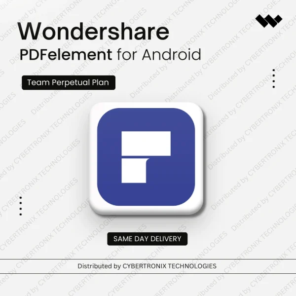 Wondershare PDFelement for Android Team | Perpetual Plan| Digital License | Same Day Delivery