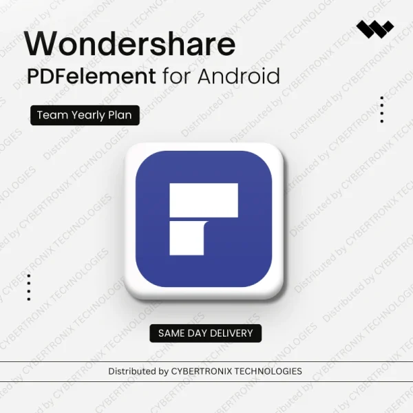 Wondershare PDFelement for Android Team |1 Year | Digital License | Same Day Delivery