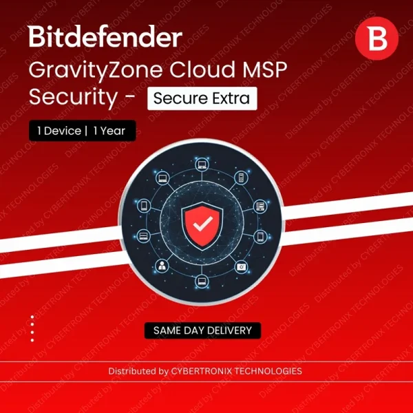 Bitdefender GravityZone Cloud MSP Security - Secure Extra | Цифровая лицензия | Доставка в тот же день