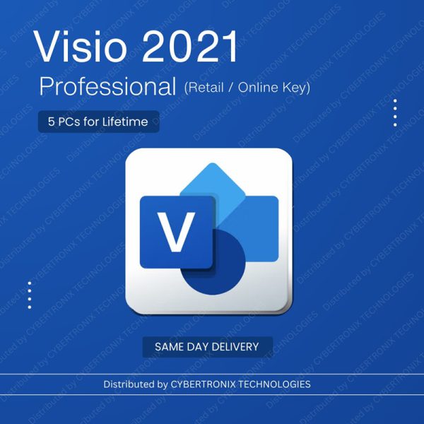 Microsoft Visio 2021 Professional (розничный/онлайн-ключ) | Пожизненная лицензия на 5 ПК | Windows | Цифровая лицензия | Доставка в тот же день