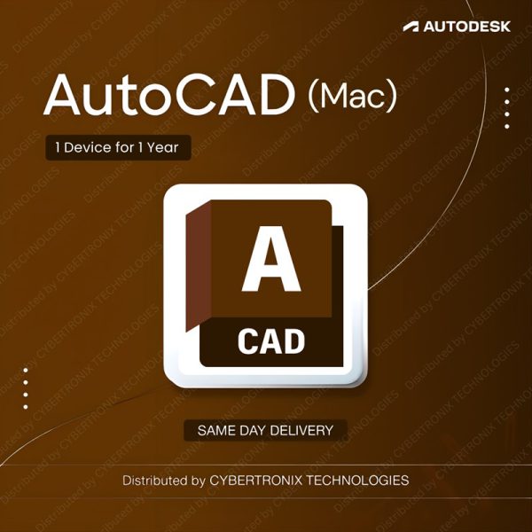 Autodesk AutoCAD (MAC) 1 Device for 1 Year | Digital License | SAME DAY DELIVERY