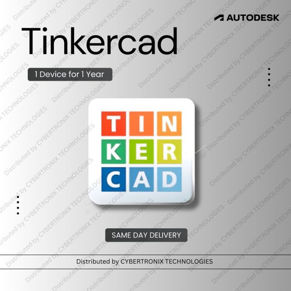 Autodesk Tinkercad | 1 устройство на 1 год | Цифровая лицензия | Доставка в тот же день