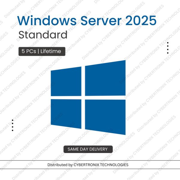 Microsoft Windows Server 2025 Standard | Лицензия на 5 ПК | Цифровая лицензия | ДОСТАВКА В ТОТ ЖЕ ДЕНЬ