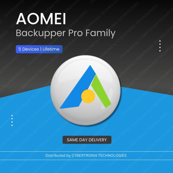 Семейство AOMEI Backupper Pro | Пожизненное обновление | Цифровая лицензия | ДОСТАВКА В ТОТ ЖЕ ДЕНЬ